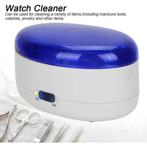 USB Ultrasonic Manicure Cleaning Machine Portable Mini Nail Art Tools Cleaning Disinfection Sterilizer Box Case For Jewelery