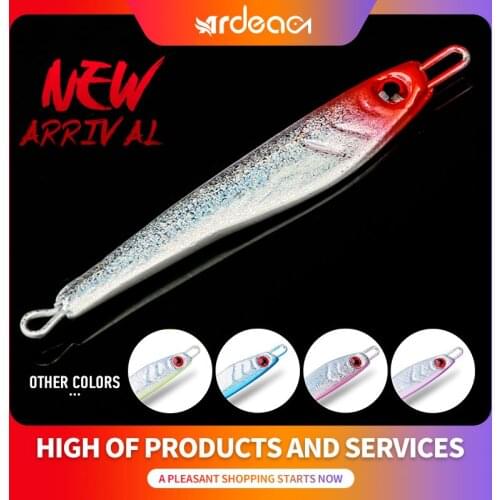 Ardea 1Pcs Micro Jigging Lure 50mm/5.2g Wobbler Trolling Artificial Spoon Metal Jigs Slow Bait Pike Saltwater Fishing Lures