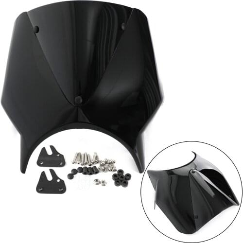 Areyourshop for Yamaha XSR700 XSR900 2020 ABS Plastic Motorcycle Windshield WindScreen Motorbike Accessories Parts