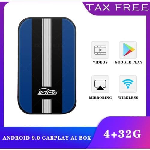 Carplay AI Box 4G 32G Car Multimedia Player Mirrlor Link For Lexus VW Mercedes Benz Audi Volvo Android System Easy Connect WIFI
