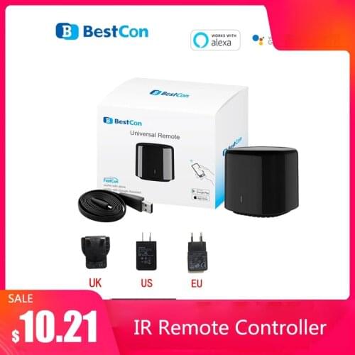 Broadlink Bestcon RM4C Mini Universele 4G Wifi IR Afstandsbediening Compatibel Alexa Google Assistent Voor Ac