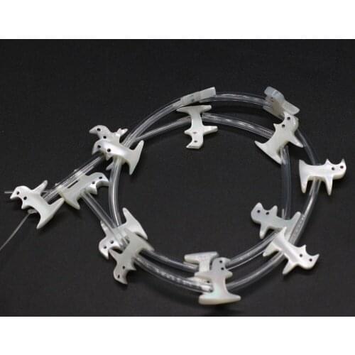 Natural shell sea pearl mother-of-pearl cat-shaped loose spacer beads jewelry making DIY bracelet necklace earrings accessories