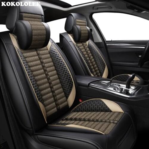 KOKOLOLEE Car seat covers for Peugeot All Model 308 508 301 4008 RCZ 301 3008 206 307 207 2008 408 car styling gg