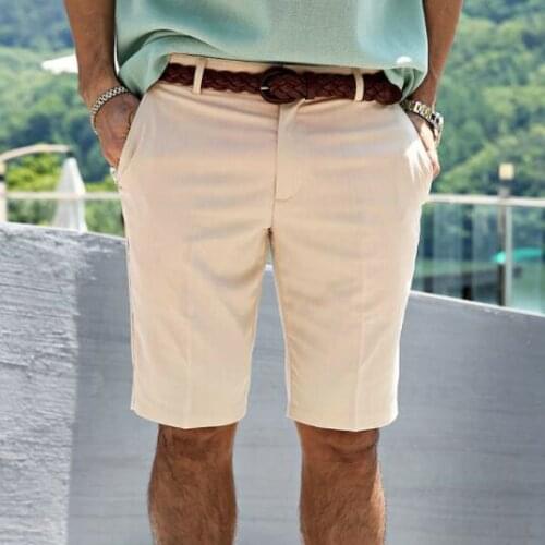 Korean fashion brand 2021 mens new summer solid straight simple casual shorts loose beach pants
