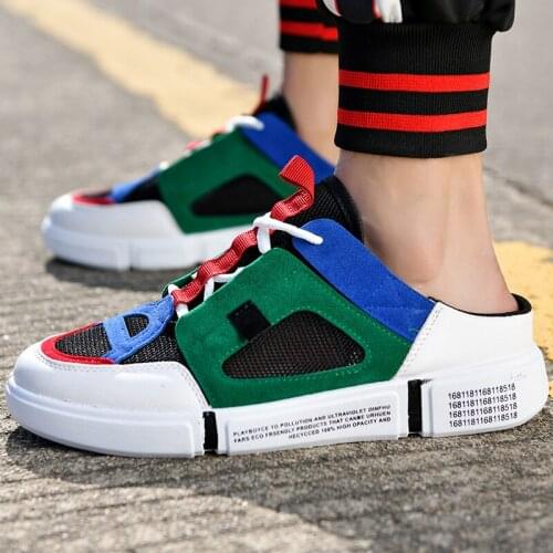 Man Shoe 2021 Summer New Slipper Fashion Breathable Non-slip Wear Resitant Lazy Man Slipper Designer Casual Shoes Canvas Shoe