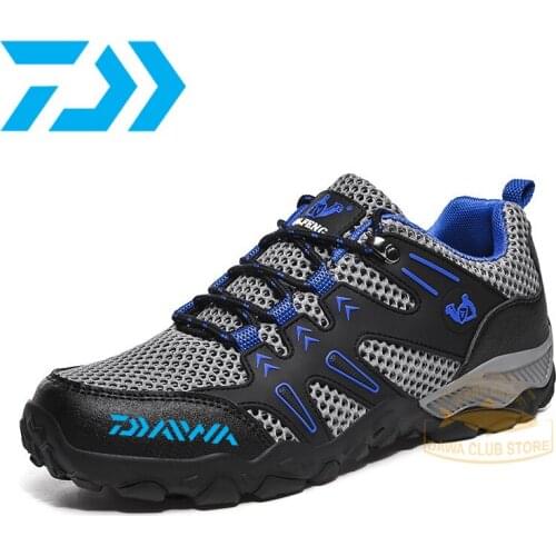 2021 Summer DAIWA Fishing Shoes Mens New Outdoor Breathable Fishing River Upstream Shoes Hiking Shoes Non-slip Fishing Shoes