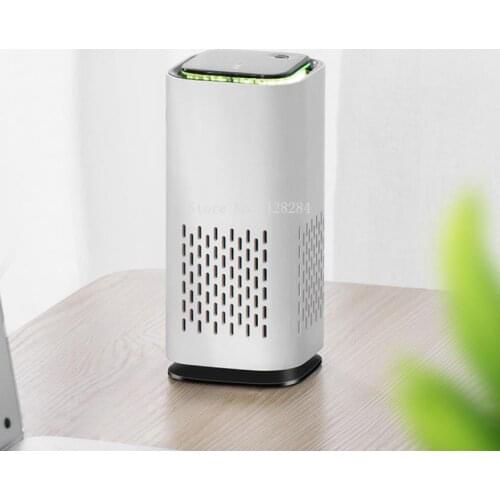 New Car Air Cleaner HEPA Filters USB Low Noise Negative ion sterilization portable household Air Purifier Dust Smoke Remover