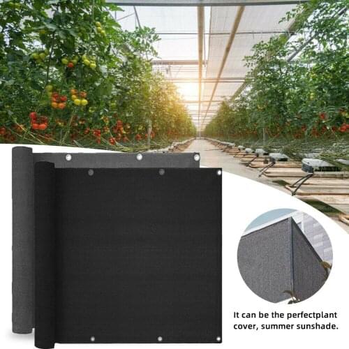 Outdoor Balcony Garden Fence Cover Shelter Privacy Screen Sewing Buckle Awning Wind Sunshade Net For Balconys Swimming Pool