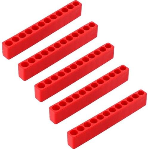 Screwdriver 6/12 Holes Hex Shank Bit Holder Plastic Head Storage Case Tool Soft D0AC