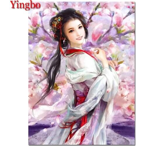 Full set embroidery puzzle 5d round/square drill diy Diamond Painting Asia Ancient woman Picture Of Rhinestone Painting Mosaic