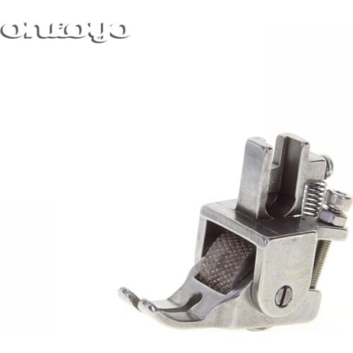 Industrial Sewing Machine Spare Parts Flat Seam Roller Presser Foot For Thin And Heavy Fabric Adjusting Metal Without Teeth
