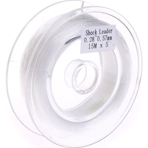 Fishing Fly Line Support Braided Sinking Shock Leader Line Abrasion Resistant H053