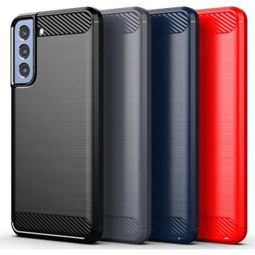 Silicone Cover For Samsung Galaxy A12 Case For Samsung A12 Cover Carbon Fiber Shockproof Protective Phone Bumper For Samsung A12