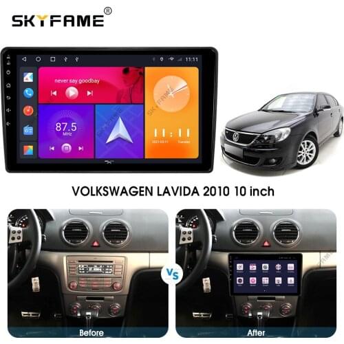 SKYFAME Android Car Navigation Radio Multimedia Player For VOLKSWAGEN LAVIDA 2010 Android Auto stereo GPS system