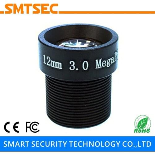 SMTSEC SL-1220BMP 1/2.5" 12.0mm F2.0 27 Degrees Angle M12*0.5 Mount Board Lens for CCTV IP Security Camera