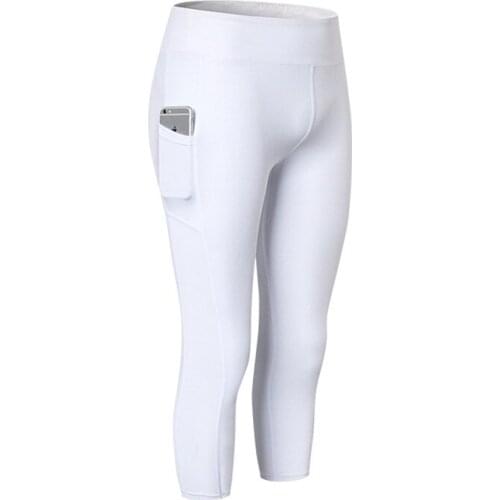 Super Stretchy Pocket Solid Sport Yoga Pants High Waist Sport Leggings Fitness Women Yoga Leggings Training Running Sportswear