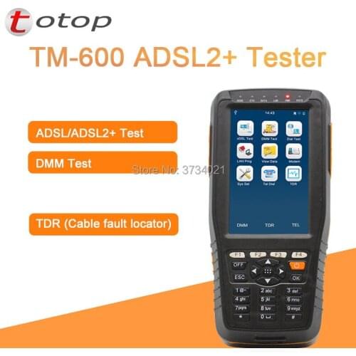 TM-600 ADSL/ADSL2+ Tester, DMM Test + TDR Cable Fault Locator Function, TM600ADSL2+ Tester
