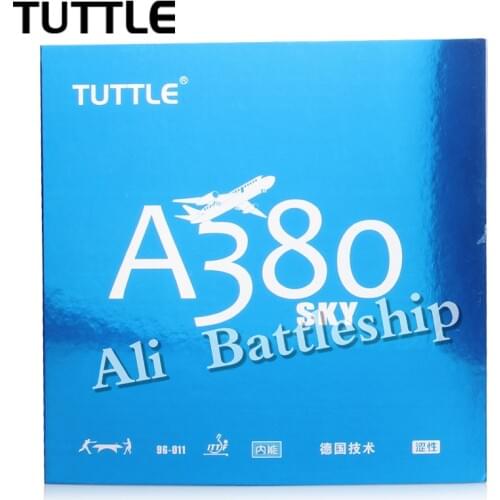 TUTTLE SKY German A380 Table Tennis Rubber Pips-in Ping Pong Rubber with Sponge