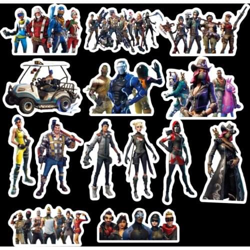 50-150pcs Graffiti Fortnite Stickers Toy Superhero Skateboard Motorcycle Draw Box Stickers Cartoon Stickers