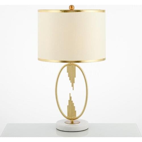 Zq Living Room Luxury New Chinese Creative Personality Hotel Model Room Bedside Table Lamp