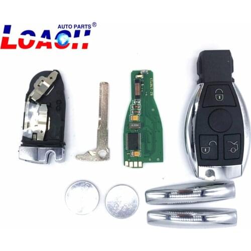 3 Buttons remote key BE 315MHz/433Mhz 2 BATTERY for Mercedes Benz 1998-2012