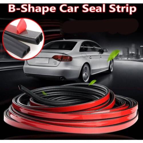 4 Meters Car Door Seal Strips Sticker B Shape for Cadillac XTS SRX ATS CTS/Renault Koleos Fluenec Latitude