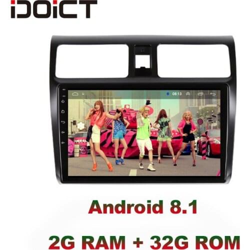 IDOICT Android 8.1 IPS 2G+32G 8 CORE Car DVD Player GPS Navigation Multimedia For Suzuki Swift radio 2008-2015 car stereo