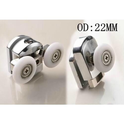 Shower door wheel Bathroom accessories glass hardware zinc alloy shower rollers