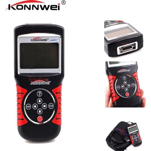 KONNWEI KW820 OBDII EOBD Automotive Fault Diagnostic Scanner Tester Auto Code Reader Work For US Asian European Vehicles tool