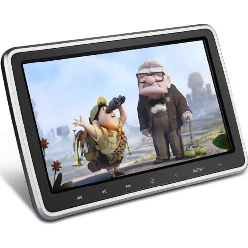 1PCS 10.1 Inch Car Pillow Headrest DVD Player Car Headrest Moniters 1024*600 Games MP3 MP4 32Bit Game SD USB HDMI Free Shipping