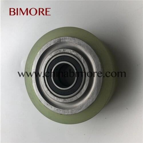 BIMORE Elevator guide shoe roller/ Wheel Diameter:100mm Thickness:30mm Bearing6005
