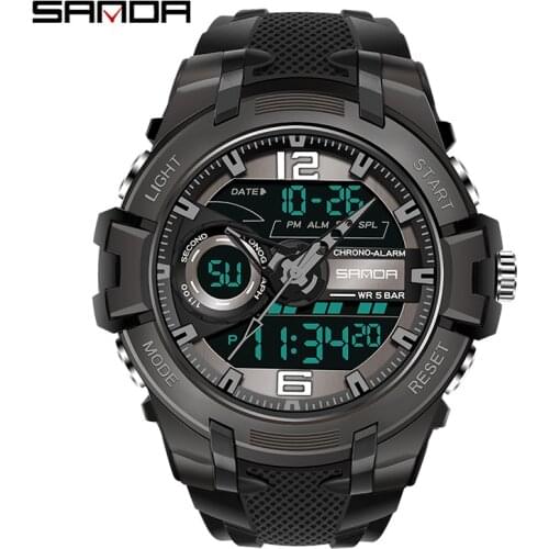 Outdoor Sport Watch Men Top Brand Original Mens Clock Luxury Shockproof Chronograph Digital Watches Waterproof Electronic Hour