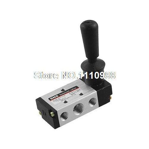 G 1/4 Outlet 1/8 Exhaust Hand Lever Manul Operate Valve