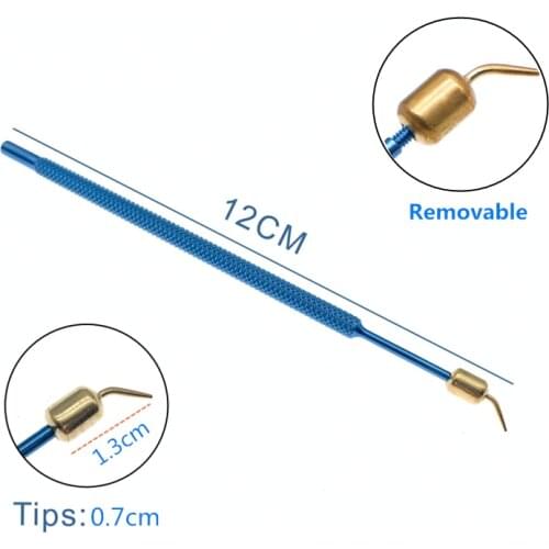 Hemostatic Cautery with titanium /stainless steel handle ophthalmic eye surgical instruments