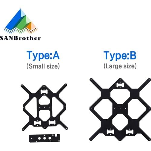 Cloned Original Prusa i3 MK3 3D Printer Aluminum Y Carriage With 3pcs U-bolts Holding LM8UU For Prusa i3 3D Printer Parts
