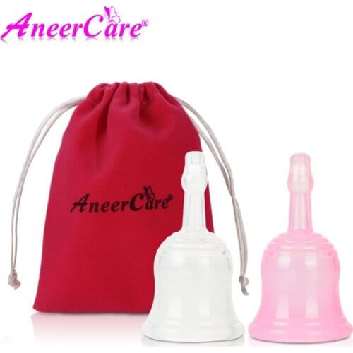 Menstrual cup silicon medical silicone discharge coletor menstrual copa menstrual cup valve lady period menstruatie cup