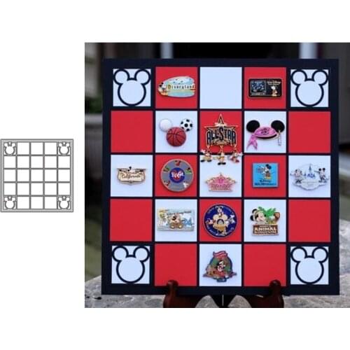 Metal Cutting Dies Rectangular array Stencil template Die Cut Scrapbooking embossing dies art decoration Craft knife mold