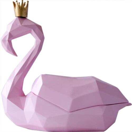 Minimalist Creative Flamingo Shape Desktop Paper Napkin Tissue Box Container Holder For Living Room Tea Coffee Table Decor