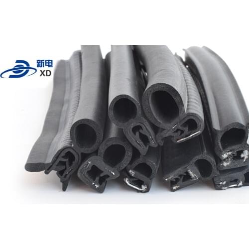 Soft hard compound bottom door frame rubber brush strip
