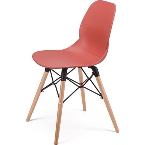 Set of 4 Modern Dining Chair Strong Frame PP Body Modern Design Stainless Steel Bar Stools Kitchen Chair for Dining Room