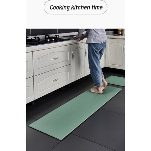 Non-slip Home Floor Mat Cushioned Anti-Fatigue Kitchen Mat Non Skid Washable Toilet Floor Mats Decor 45*75cm 45*150cm