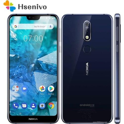 Nokia 7.1 Refurbished-Original Unlocked Octa-core 5.84 Inches 3GB RAM 32GB ROM 12MP LTE Single SIM Android Smartphone