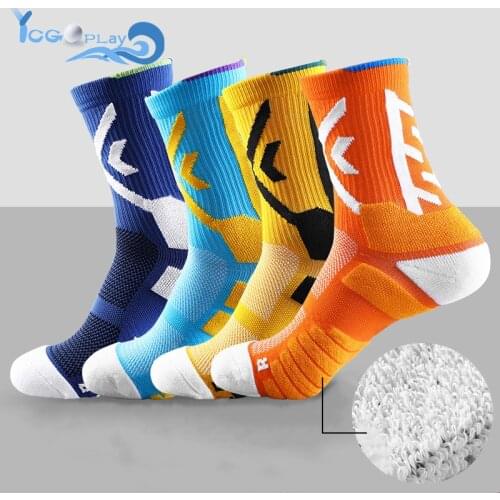 NEW Professional Basketball Socks Mesh Breathable Sweat-wicking Towel Bottom Sports Socks Outdoor Cycling Climbing Running Sock
