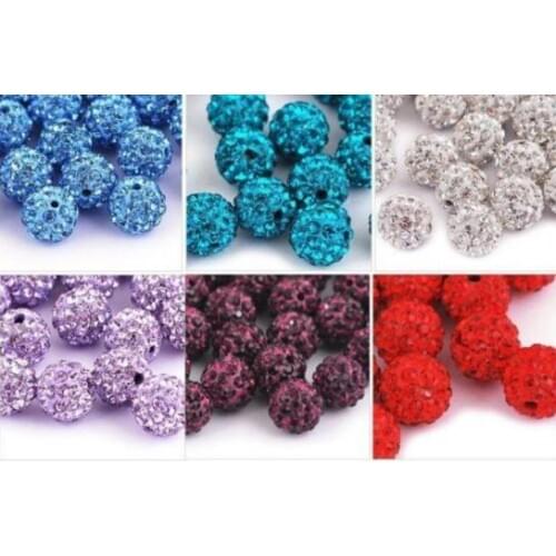 Wholesale mixed 8mm 100pcs/pack white black crystal Crystal beads WM92SFM Bracelet accessories bg2e