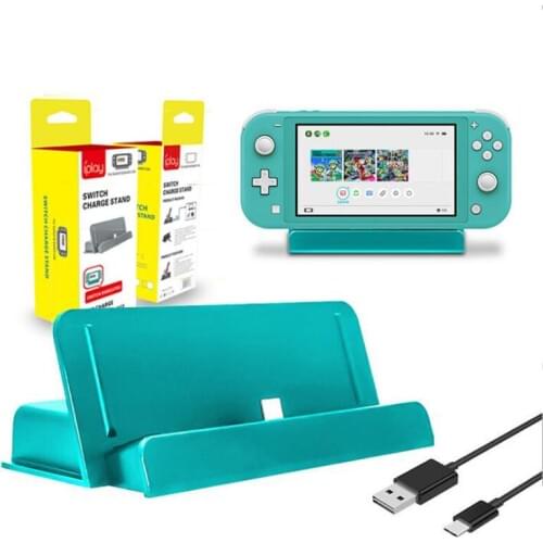 Mini Portable USB-C Charger Station Fast Charging Dock Stand Cradle Power Supply+Cable for Nintend Switch NS-Switch Lite Console