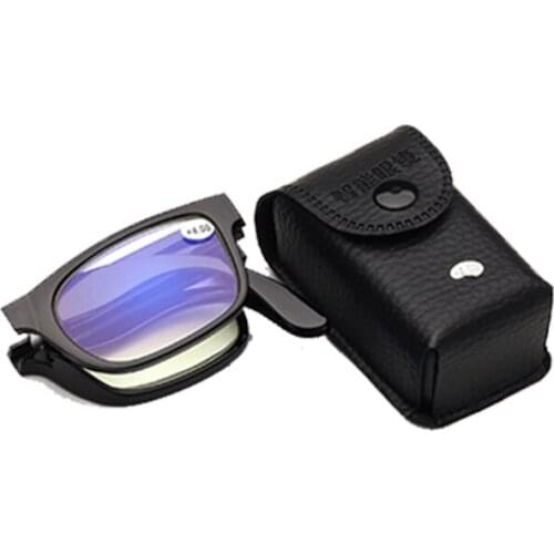 Foldable Unisex Reading Glasses Presbyopic Eyeglasses Full Frame +1.0 To +4.0 2020