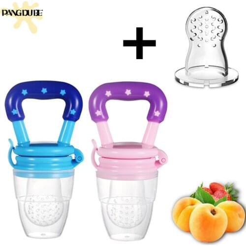 Baby Nipple Pacifiers Feeder Safe Baby Supplies Fresh Fruit Feeding Food Pacifier Silicone Infant Nipple Treat Feeder Teether
