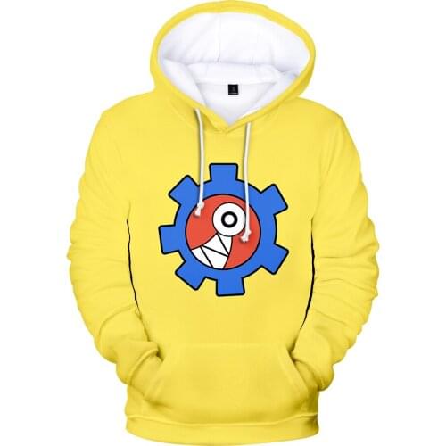New Arrival 3D SK8 the Infinity Hoodies Men Sweatshirt Women Autumn Hip Hop Hooded Streetwear Casual Boys Girls Yellow Pullovers