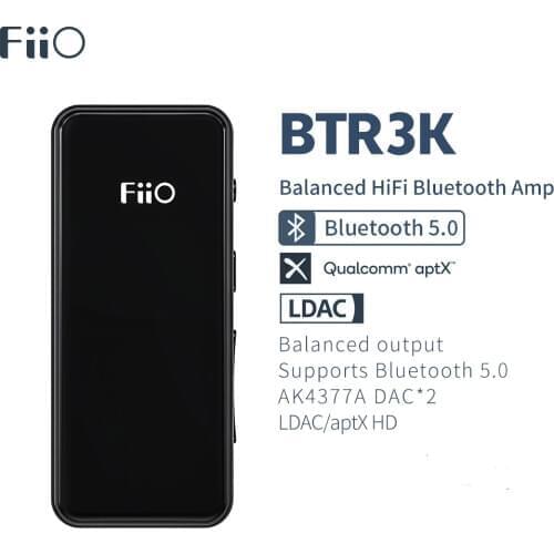 FiiO BTR3K AK4377A *2 Balanced Bluetooth 5.0 Headphone Amplifier Receiver Portable USB DAC AMP AptX HD LDAC HiFi Amplificador