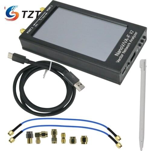 TZT Maxgeek NANOVNA-F V2 3GHz Vector Network Analyzer Antenna Analyzer 4.3" IPS LCD Display Touch Operation